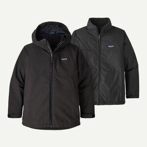 Patagonia Kids 4-in-1 Black Puffer Jacket Size L/12
